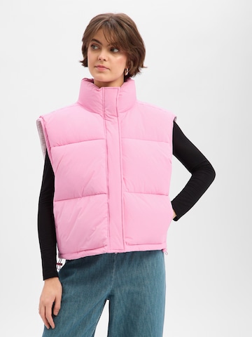 Gilet 'Rofy' AMERICAN VINTAGE en rose : devant