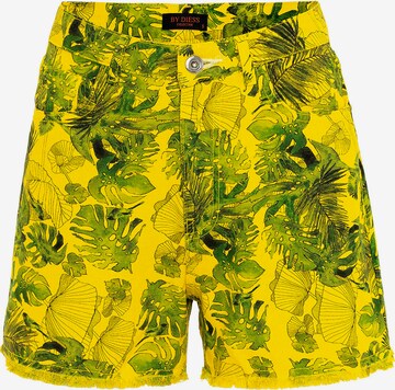 Regular Pantalon By Diess Collection en jaune : devant