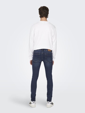 Skinny Jean 'ONSWarp' Only & Sons en bleu