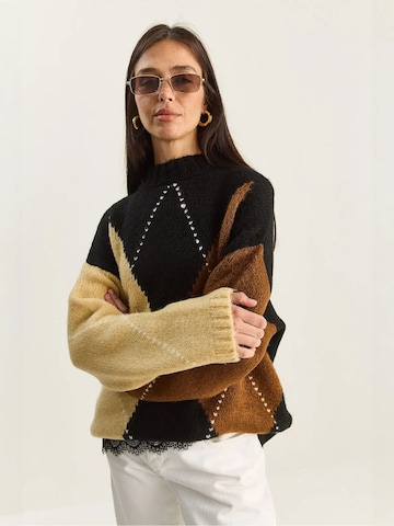 Bianco Lucci Pullover 'Pullover'‌‌‌ in Schwarz