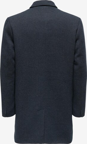 Manteau mi-saison 'Adam' Only & Sons en bleu