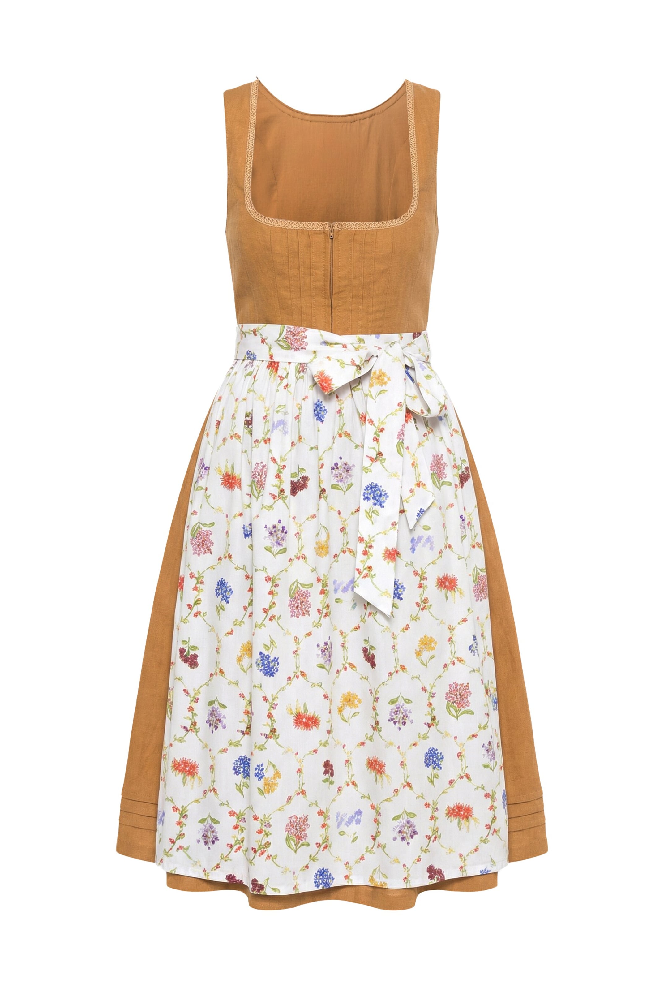 Ulla Popken Dirndl in Beige: Vorderseite