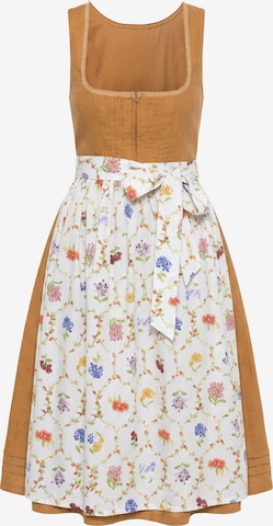 Ulla Popken Dirndl in Beige: Vorderseite