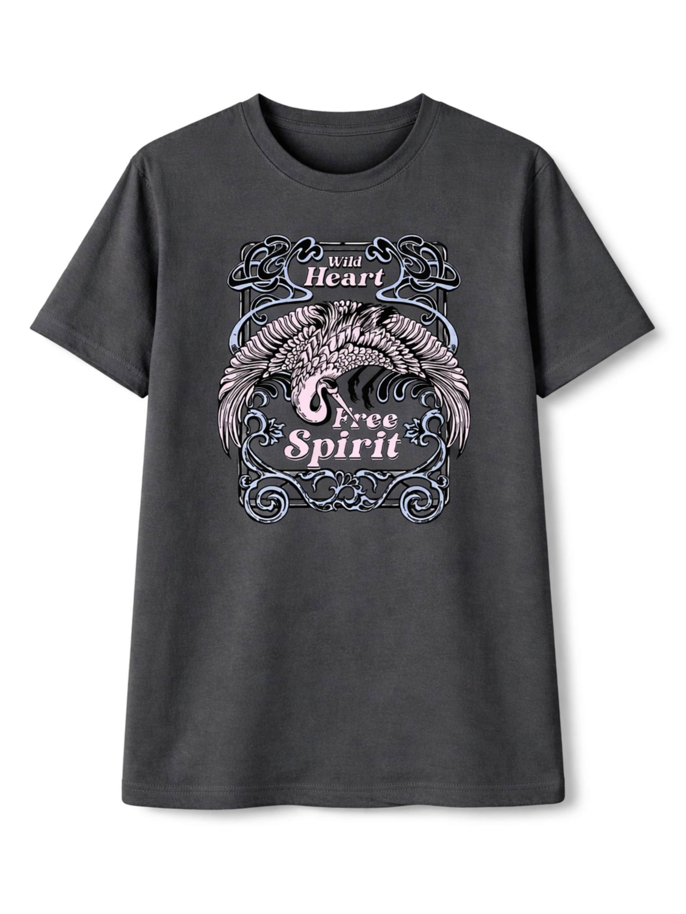 LEAFLETIC Shirt 'Leafletic Women’s Short Sleeve T-Shirt'‌‌‌‌ in Grau: Vorderseite