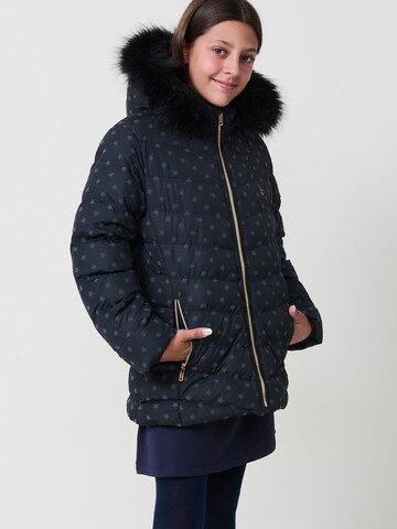 KOROSHI - Chaqueta de entretiempo en azul: frente