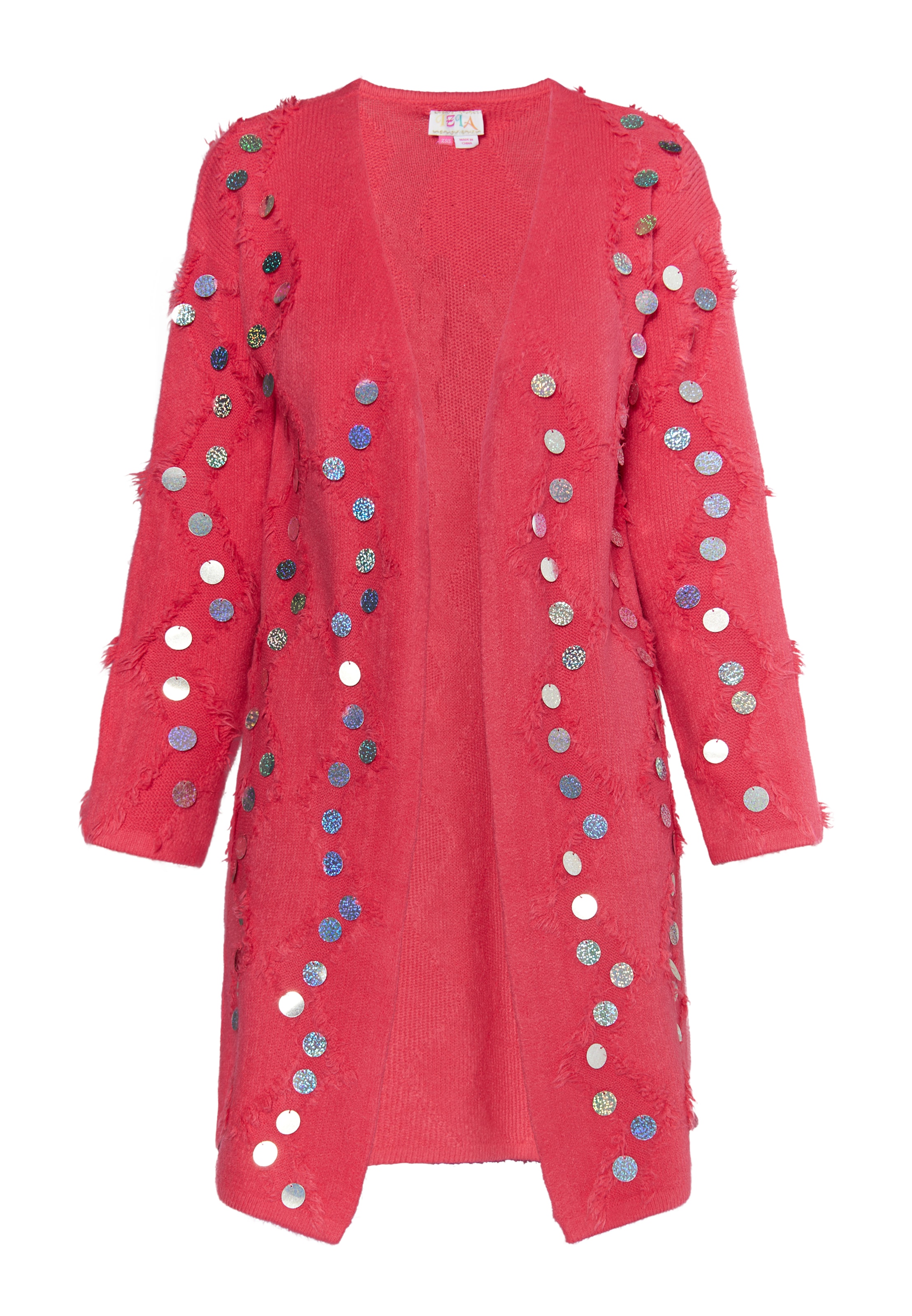 IZIA Kofta i rosa: framsida