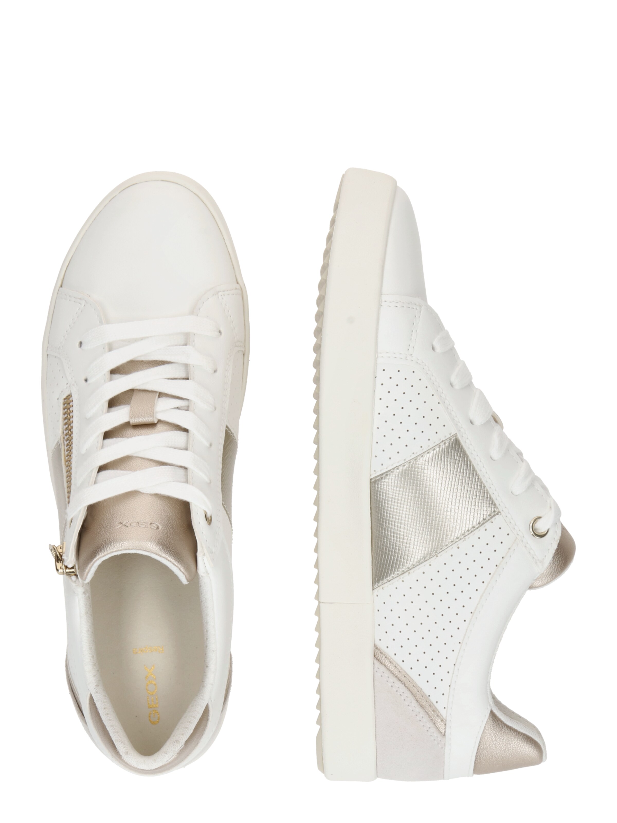Sneaker low 'BLOMIEE' de la GEOX pe alb