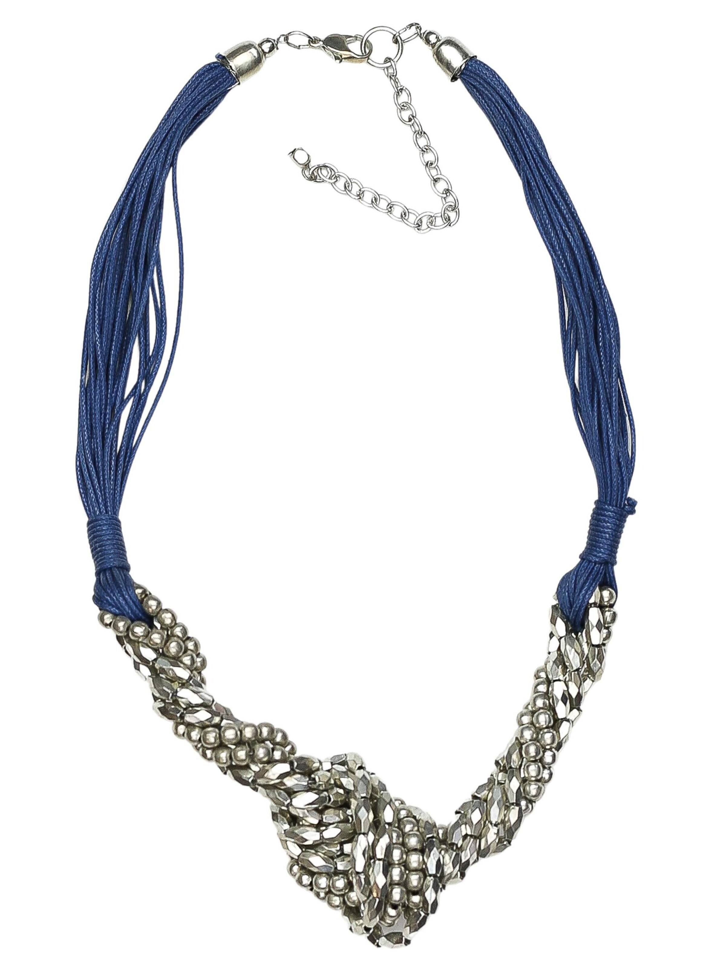 COLLEZIONE ALESSANDRO Necklace 'Hera' in Blue: front