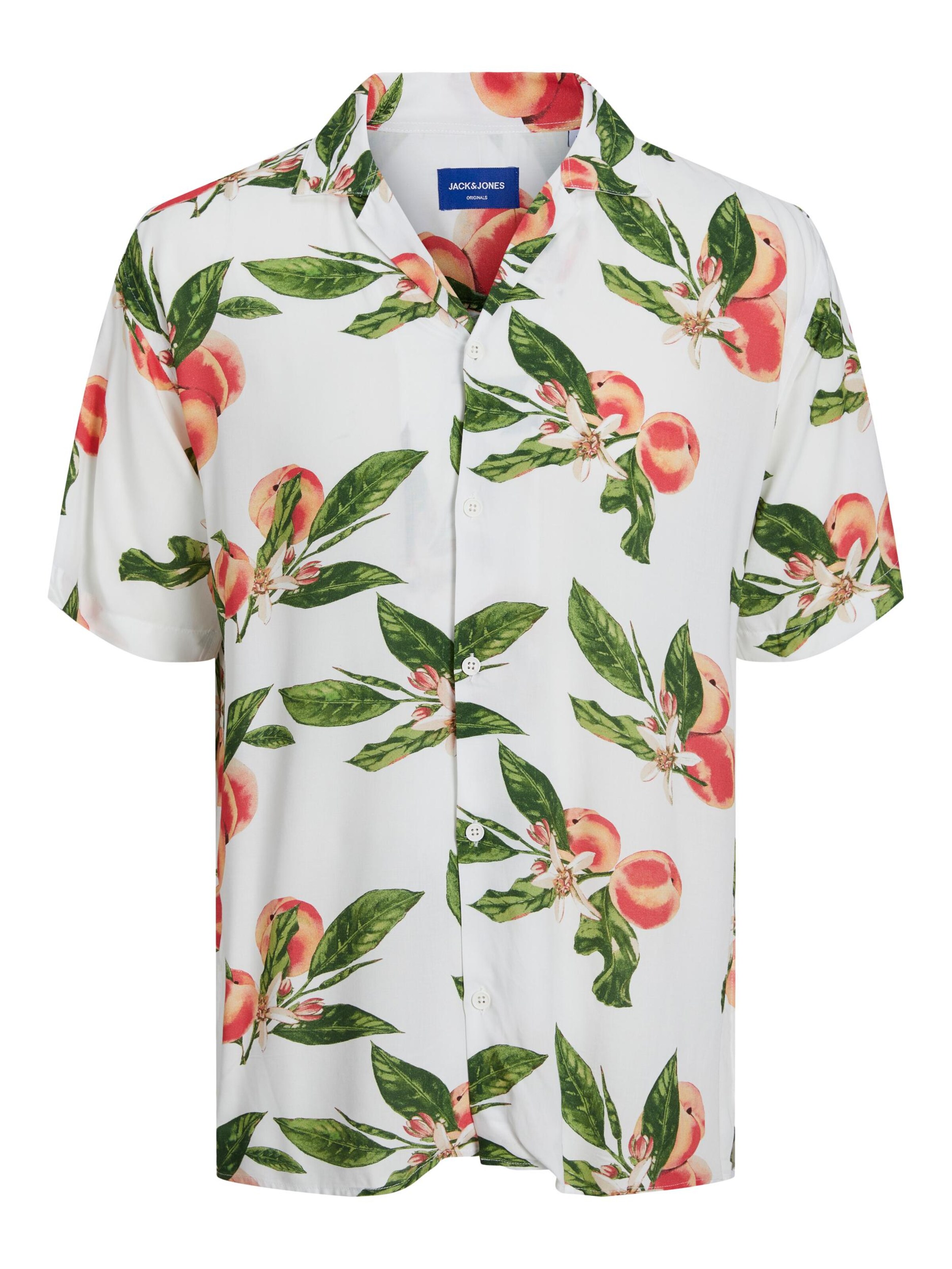 Chemise 'JORLUKE ' JACK & JONES en blanc : devant