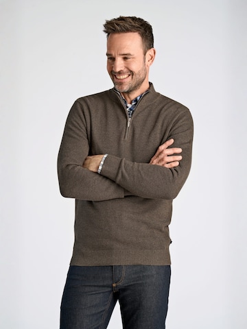 Pull-over Jack's en marron : devant