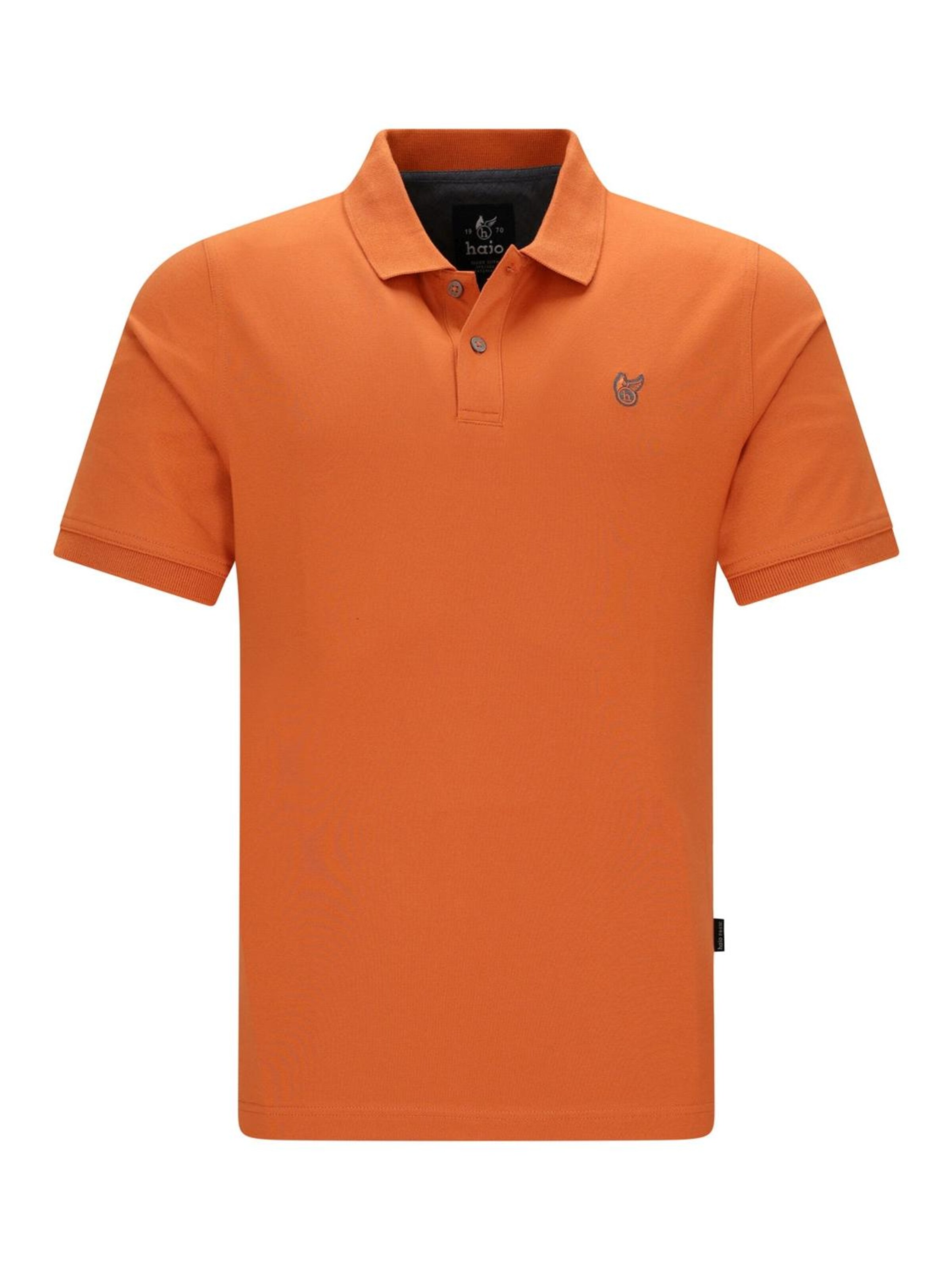 HAJO Shirt 'Basic Piqué-Poloshirt'‌‌‌‌‌‌‌‌ in Orange: Vorderseite