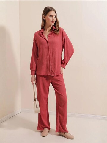 Bigdart - Calças de fato em rosa