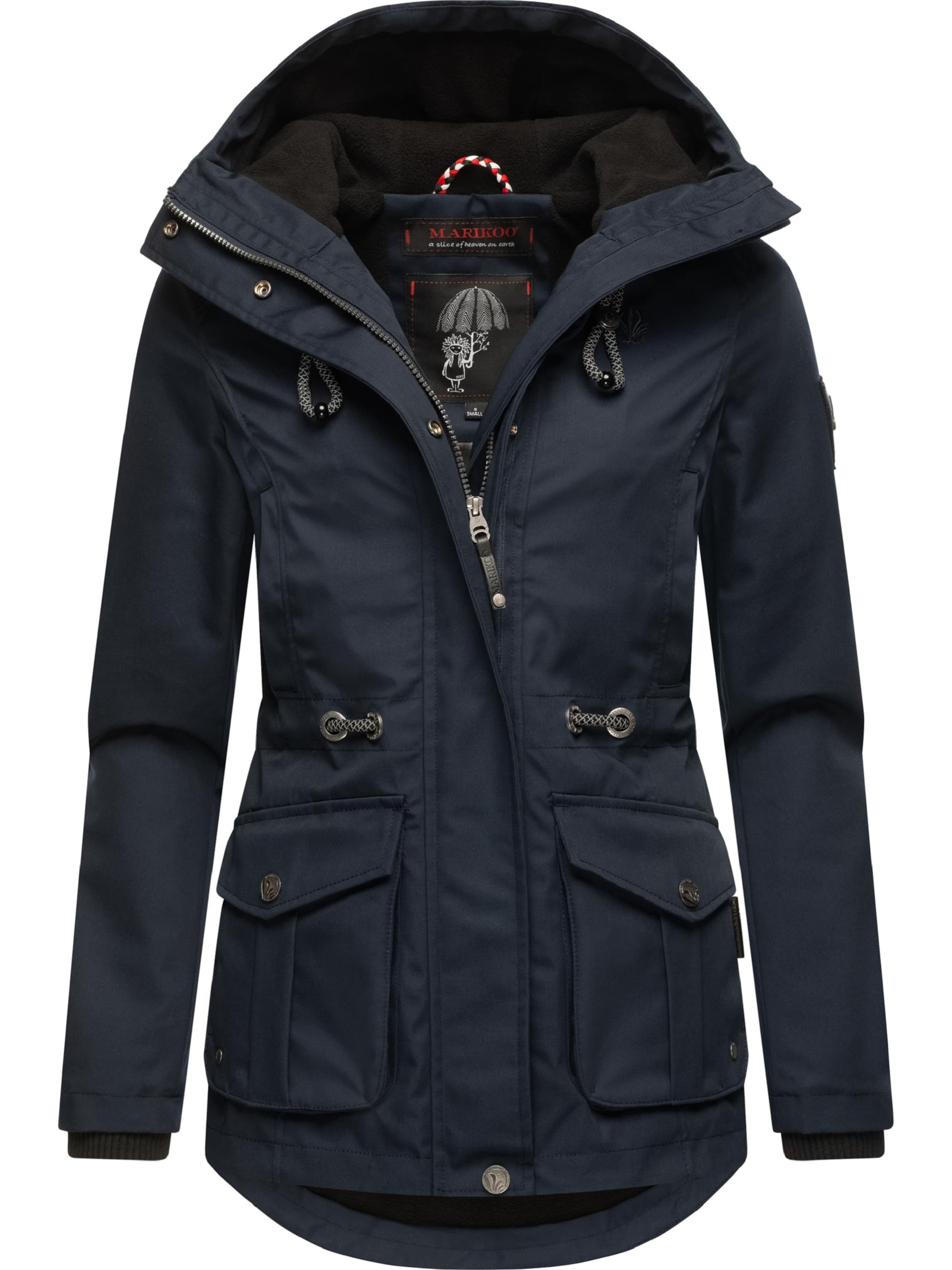 Parka mi-saison 'Babetaa' MARIKOO en bleu