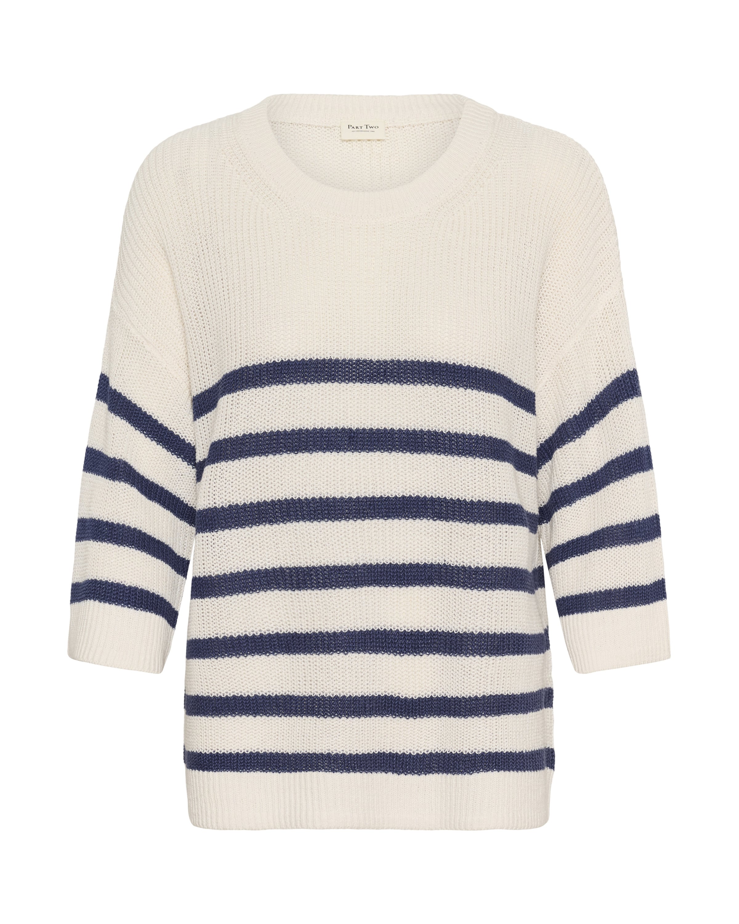 Pull-over Part Two en bleu : devant