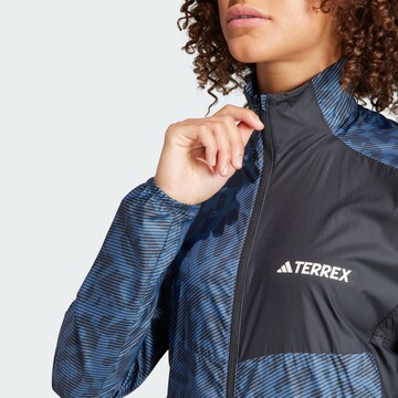 ADIDAS TERREX Athletic Jacket 'TRAIL' in Blue