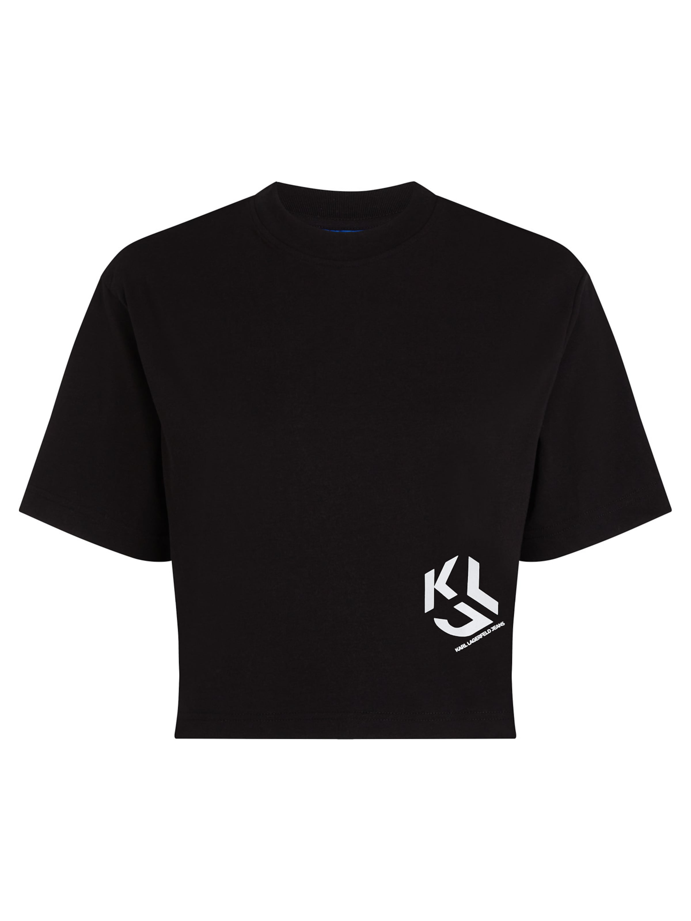 KARL LAGERFELD JEANS Футболка в Черный: спереди