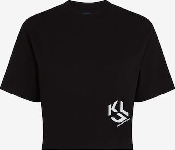 KARL LAGERFELD JEANS Футболка в Черный: спереди