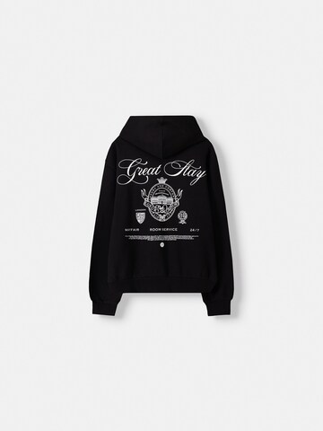 Sweat-shirt Bershka en noir