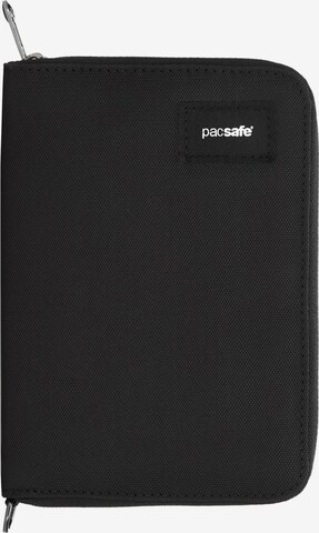 Pacsafe Wallet in Black: front