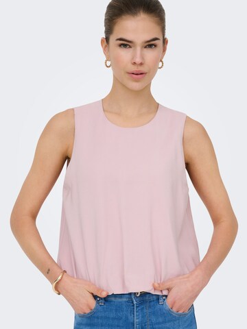 ONLY Top 'ONLAris' in Lila: voorkant