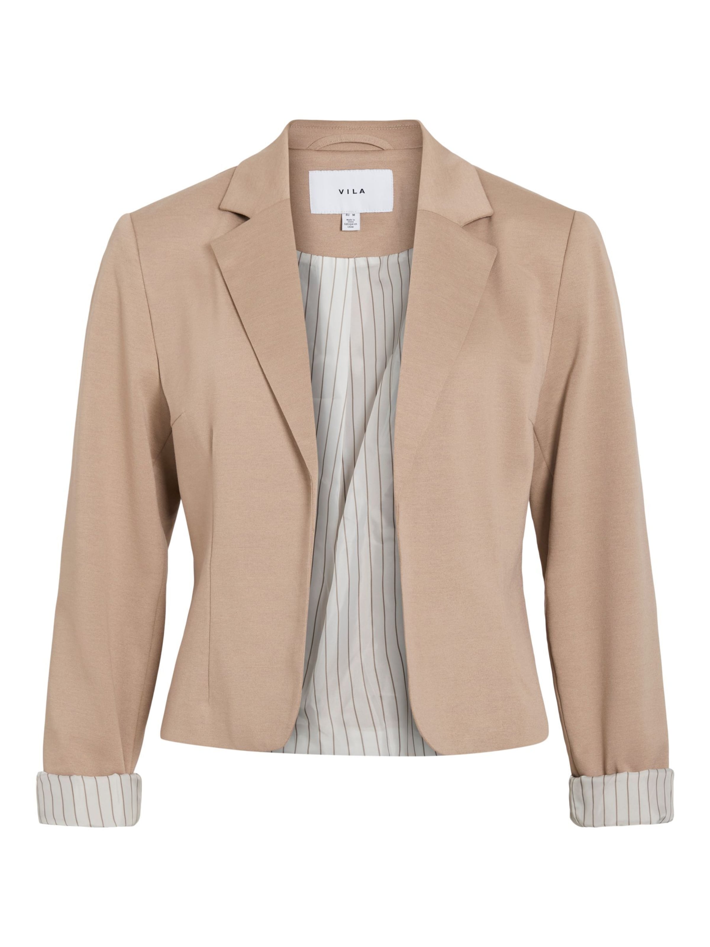 VILA Blazer 'VISaga' in Beige: front