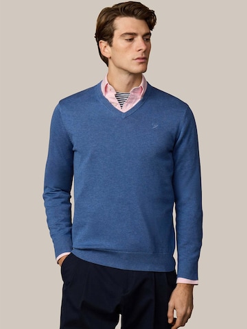 Hackett London Sweater 'Ess' in Blue: front