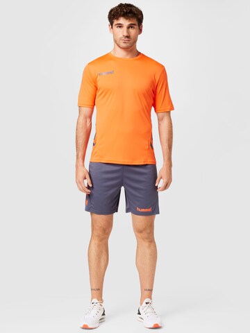 Hummel Trainingspak in Blauw: voorkant