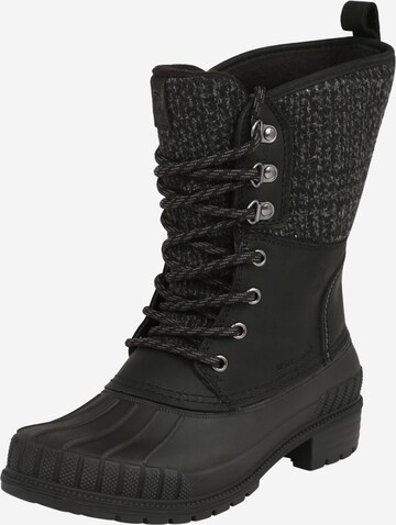 Kamik Lace-Up Boots 'SIENNA 2' in Black: front