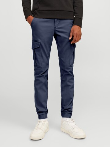 Jack & Jones Junior Tapered Pants in Grey: front