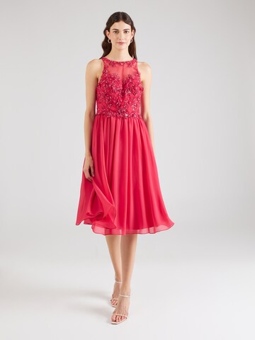 LaonaKoktel haljina - crvena boja: prednji dio