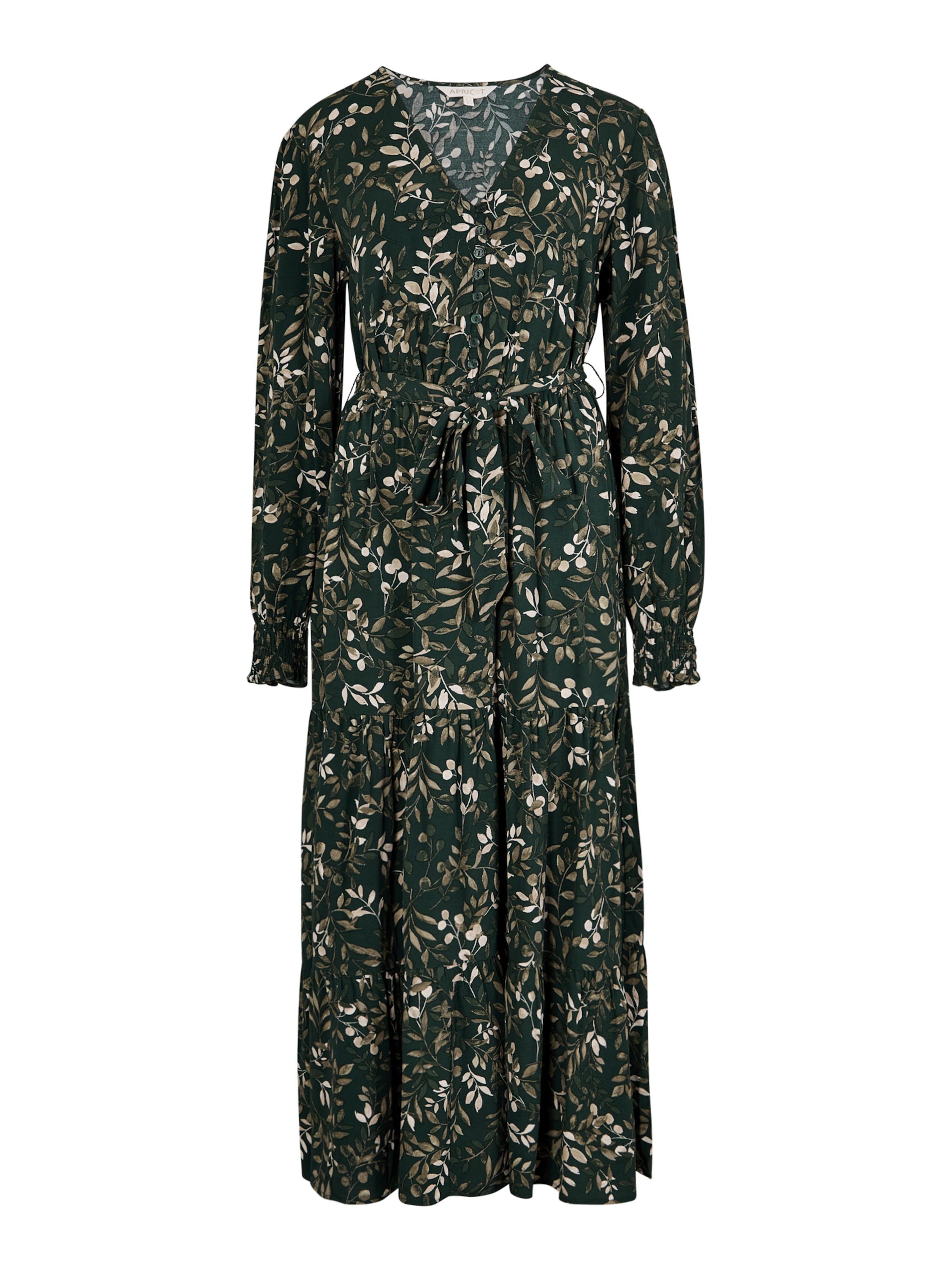 Apricot Dress in Green: front