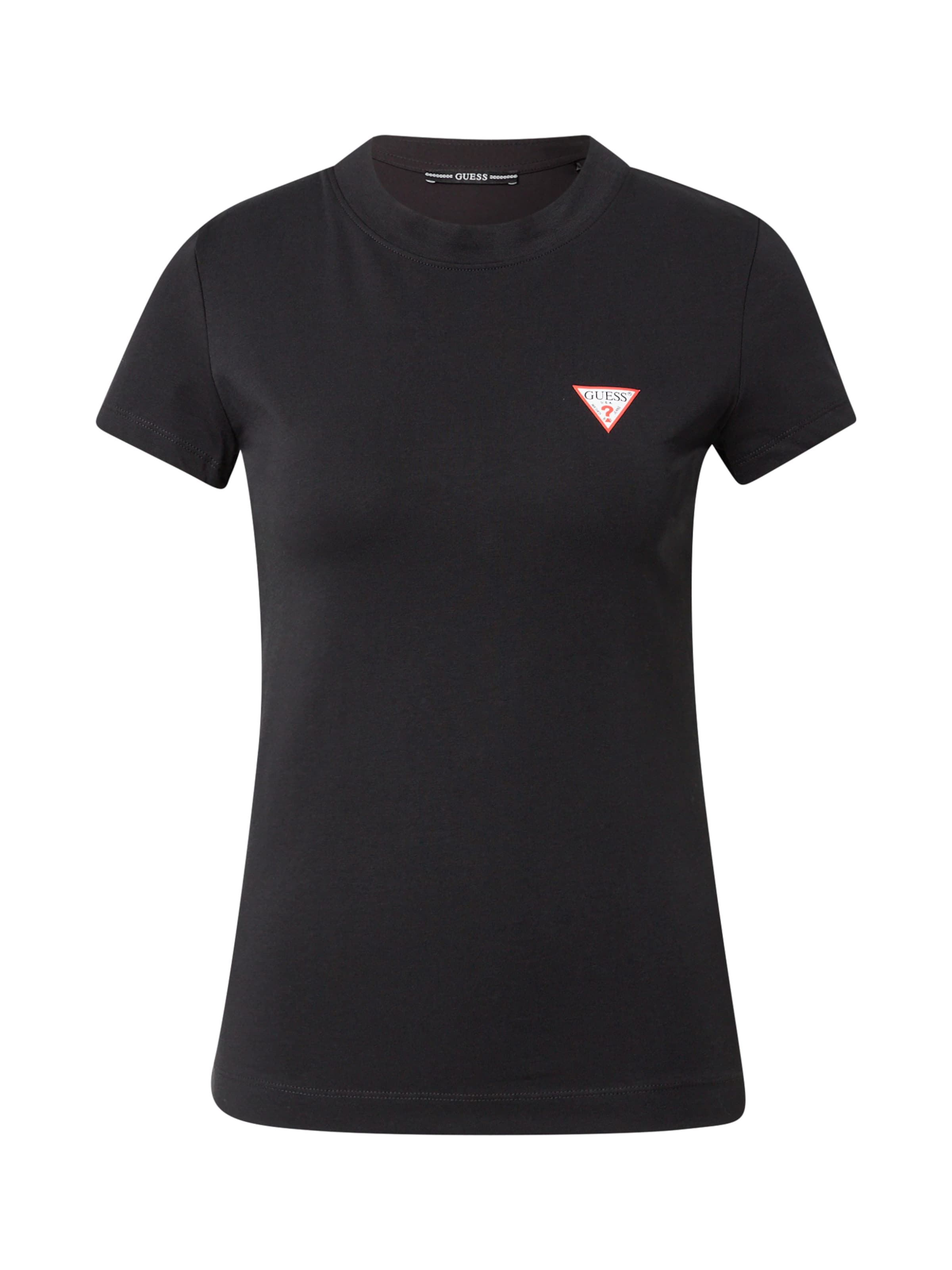 Tricou de la GUESS pe negru: față