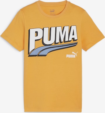 T-Shirt 'ESS+' PUMA en jaune : devant