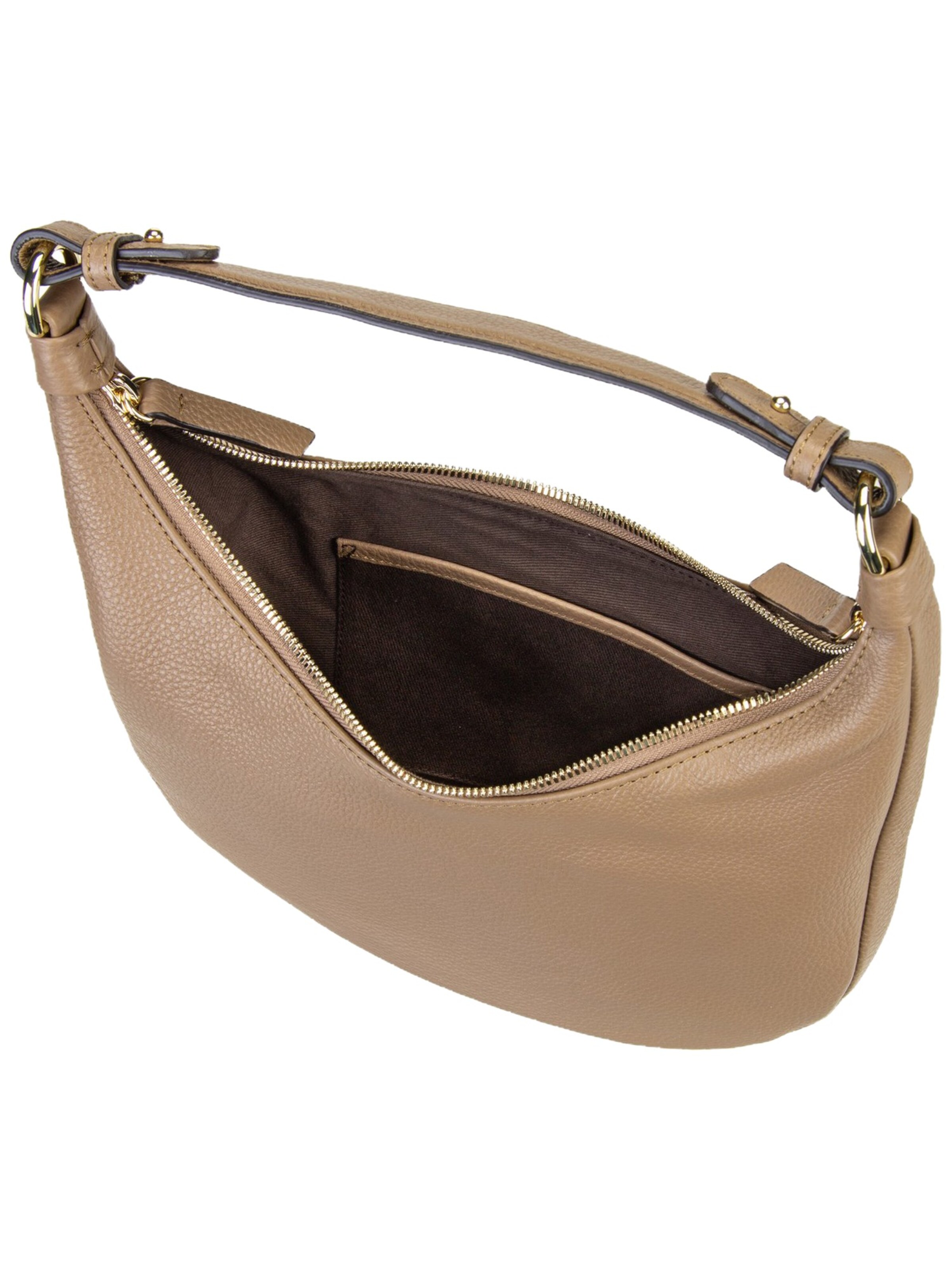 ABRO Schultertasche 'Nana' in Braun