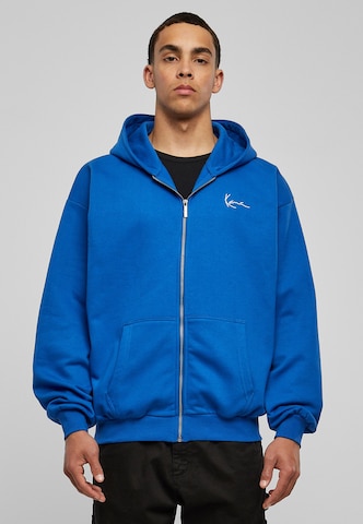 Karl Kani Sweat jacket in Blue: front