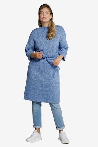 Ulla Popken Knitted dress in Blue
