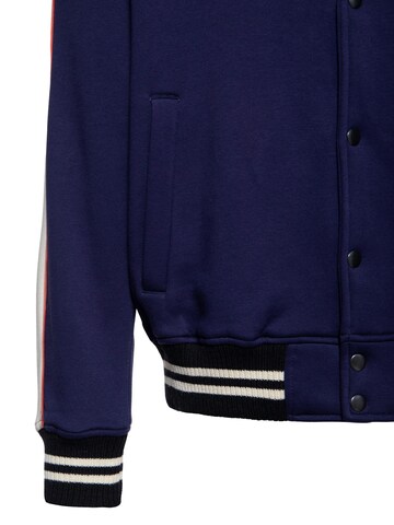 King Kerosin Between-Season Jacket 'Speedfreak' in Blue