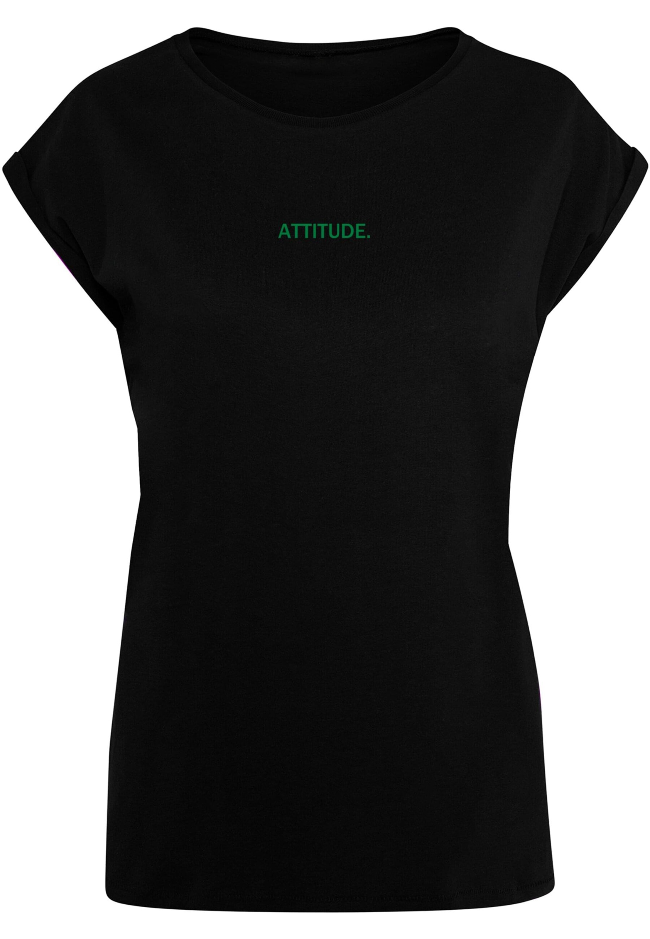 Merchcode Shirt 'Attitude' in Black: front