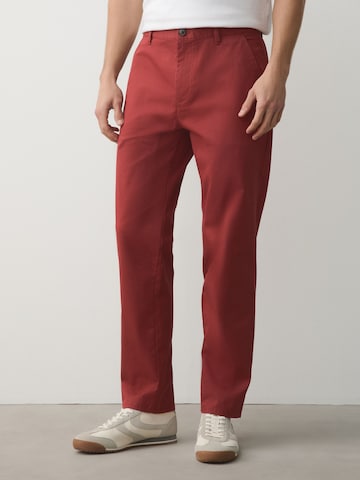 Next Slimfit Hose in Rot: Vorderseite