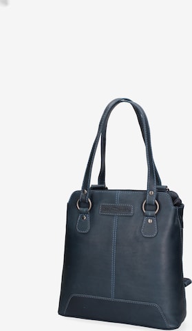 HILL BURRY Schoudertas in Blauw: voorkant