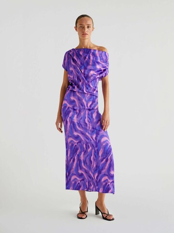 Scalpers Dress 'Greta' in Purple: front