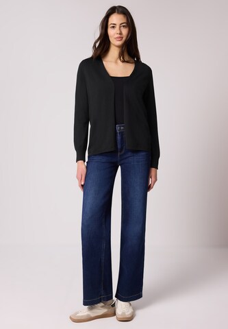 STREET ONE Knit Cardigan in Black