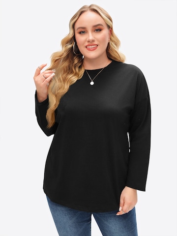 T-shirt Imily Bela en noir : devant