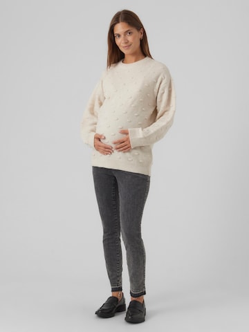 MAMALICIOUS Trui 'MLRobin' in Beige