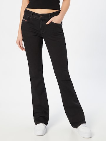 DIESEL Flared Jeans 'EBBEY' i svart: framsida