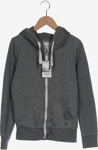 ONLY Sweatshirt & Zip-Up Hoodie in XS in Green: front