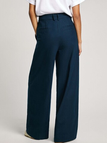 Wide leg Pantaloni con piega frontale 'DEMI' di Pepe Jeans in blu