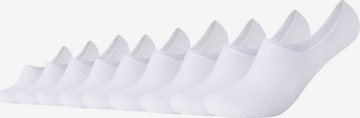 Chaussure basse camano en blanc : devant