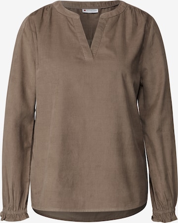 STREET ONE Bluse in Braun: Vorderseite