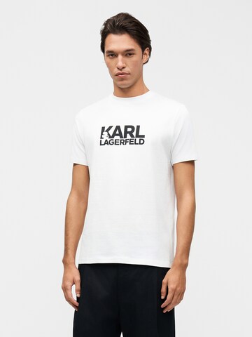 Karl Lagerfeld Tričko – bílá: přední strana